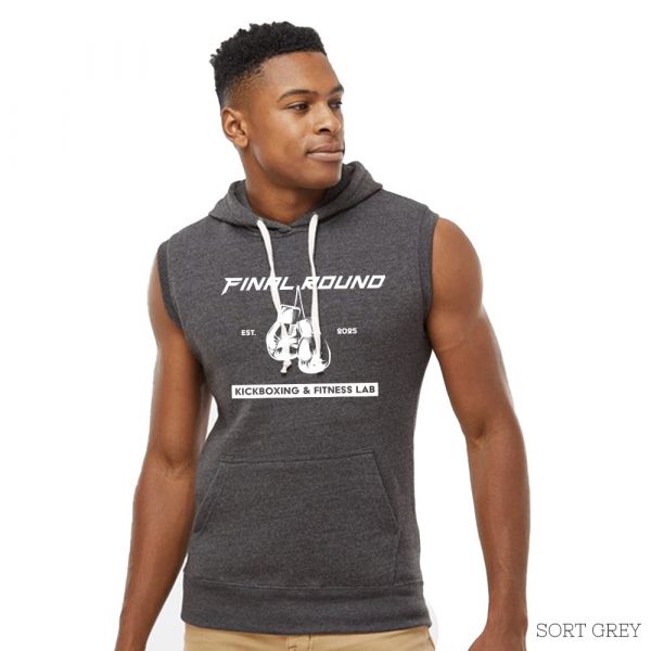 Boxing Gloves | Sleeveless Hoodie - Image 2