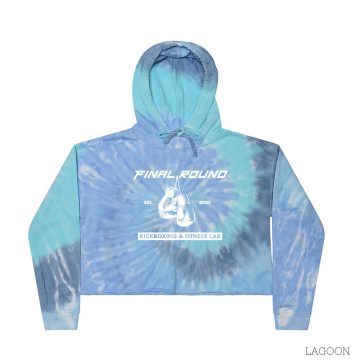 Boxing Gloves | Cropped Hoodie (Tie Dye)
