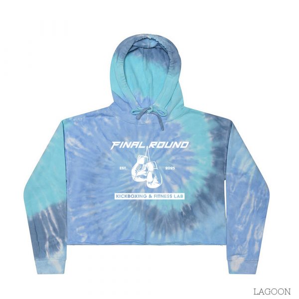 Boxing Gloves | Cropped Hoodie (Tie Dye)