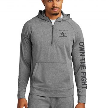 Final Round/Own The Fight - Mens Hooded 1/4 Zip