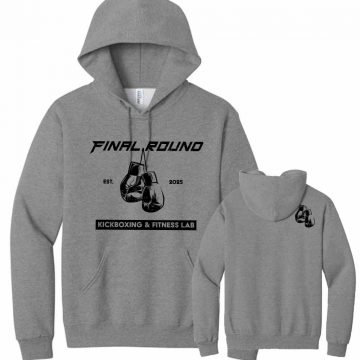 Boxing Gloves | Oxford Hooded Sweatshirt
