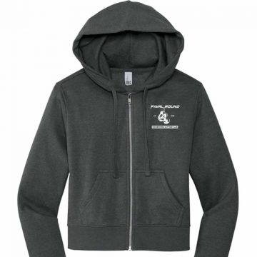Boxing Gloves - Full Zip Cropped Hoodie