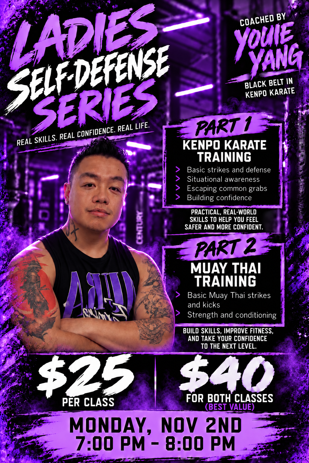Ladies: Self Defense Class